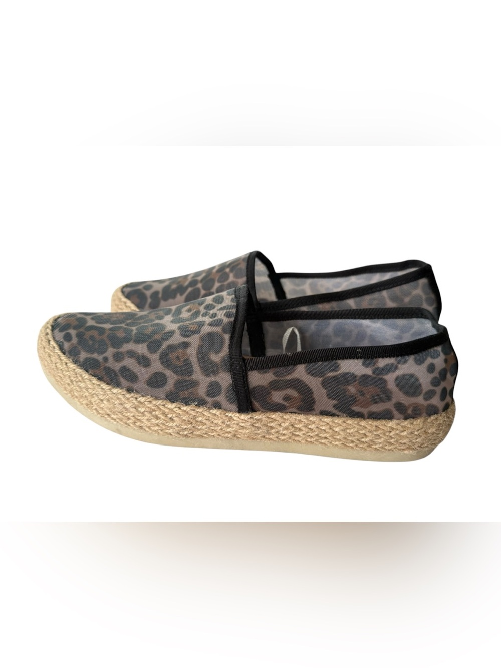 Esprit Leopard Espadrille Flats 7.5M